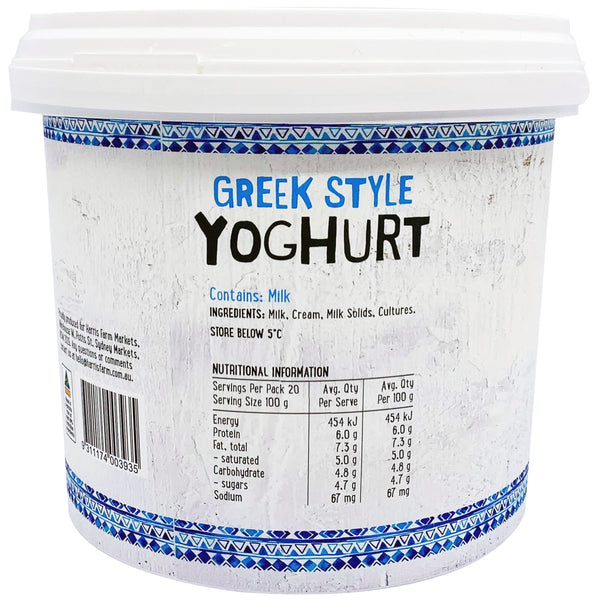 Harris Farm Yoghurt Natural Unsweetened 2kg | Harris Farm Online