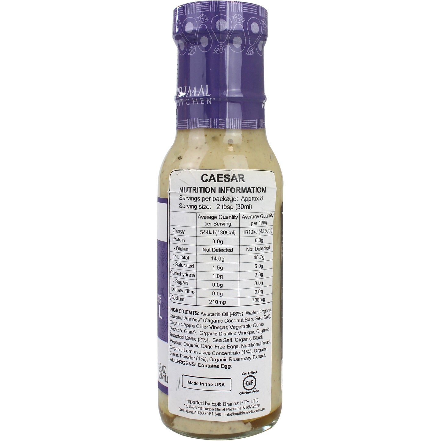 Primal Kitchen - Dressing & Marinade - Caesar | Harris Farm Online