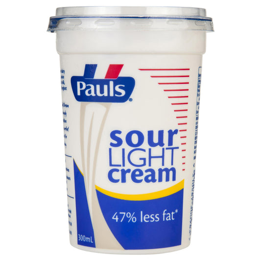 Pauls Sour Cream Light 300ml , Frdg2-Dairy - HFM, Harris Farm Markets
 - 1