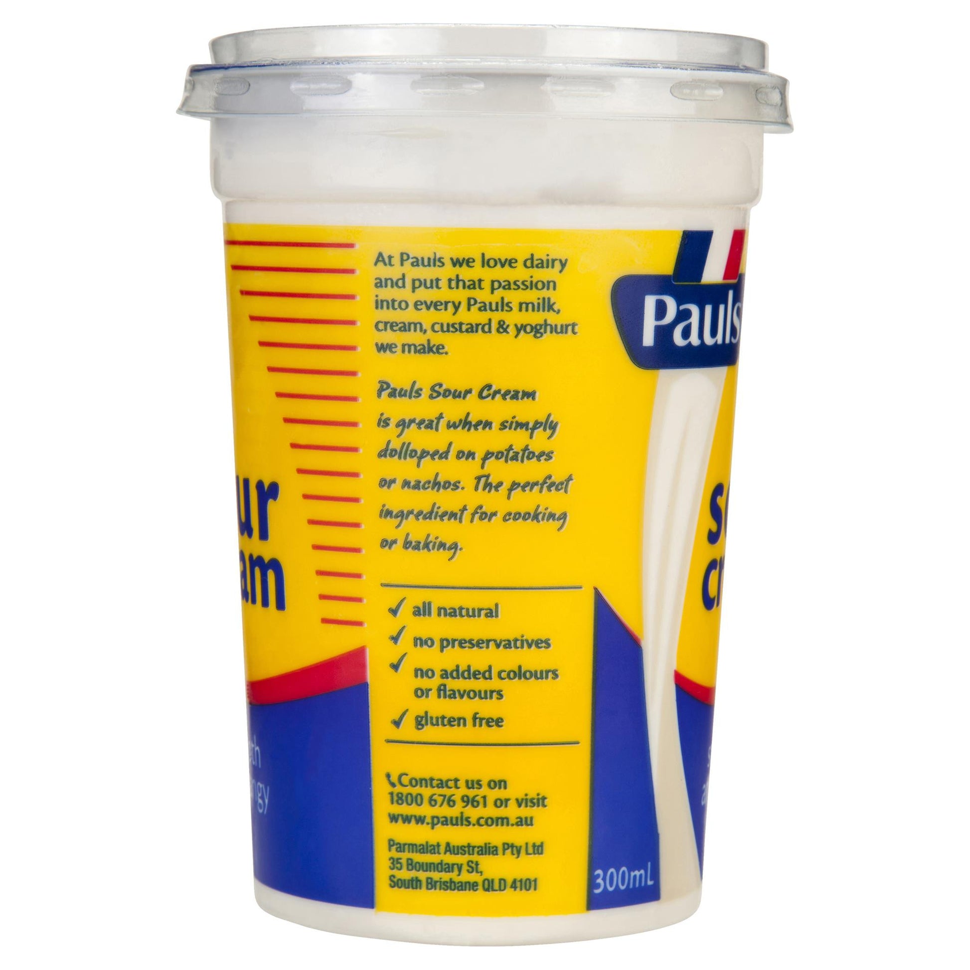 Pauls Sour Cream 300ml , Frdg2-Dairy - HFM, Harris Farm Markets
 - 3