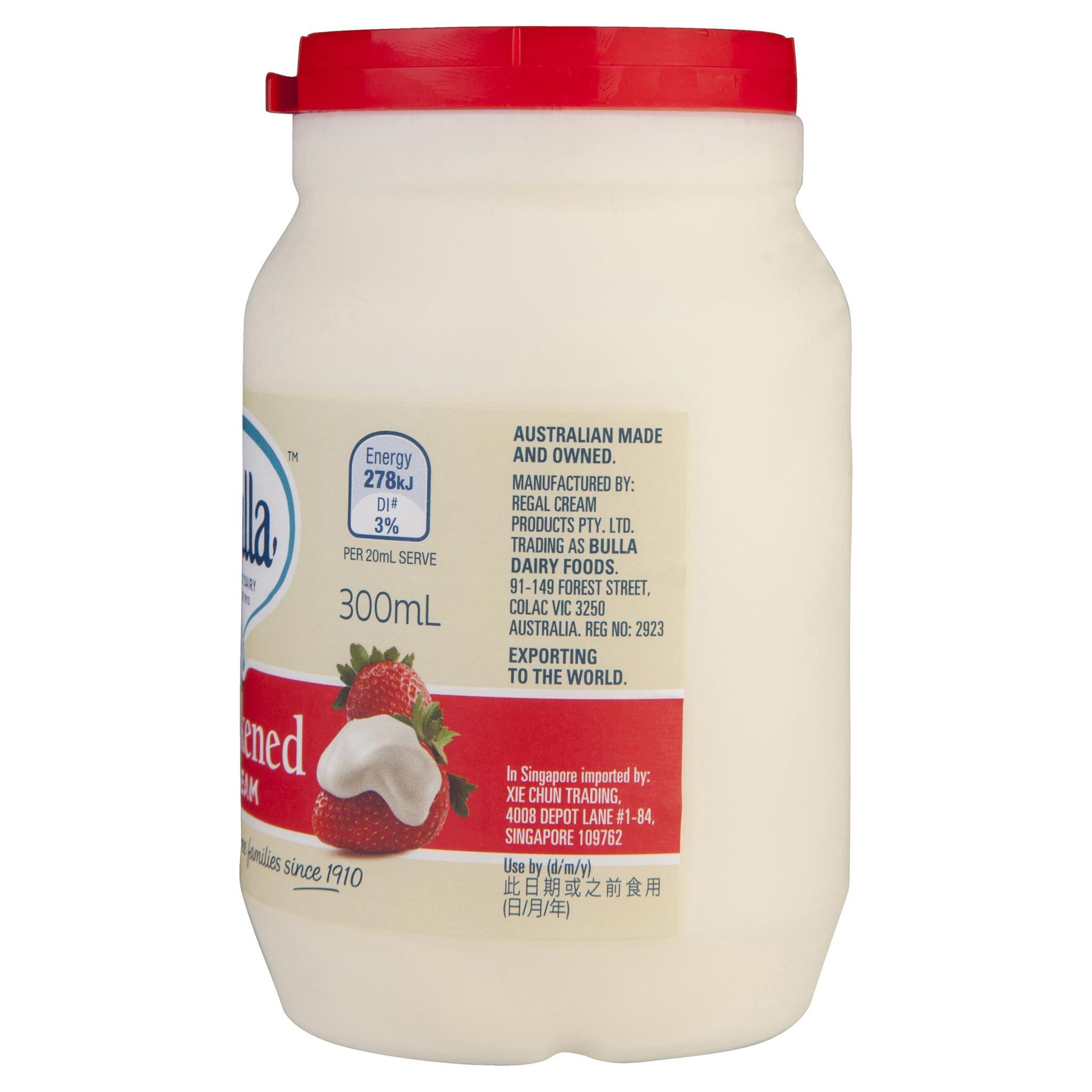 Bulla Cream Thickened 300ml , Frdg2-Dairy - HFM, Harris Farm Markets
 - 3
