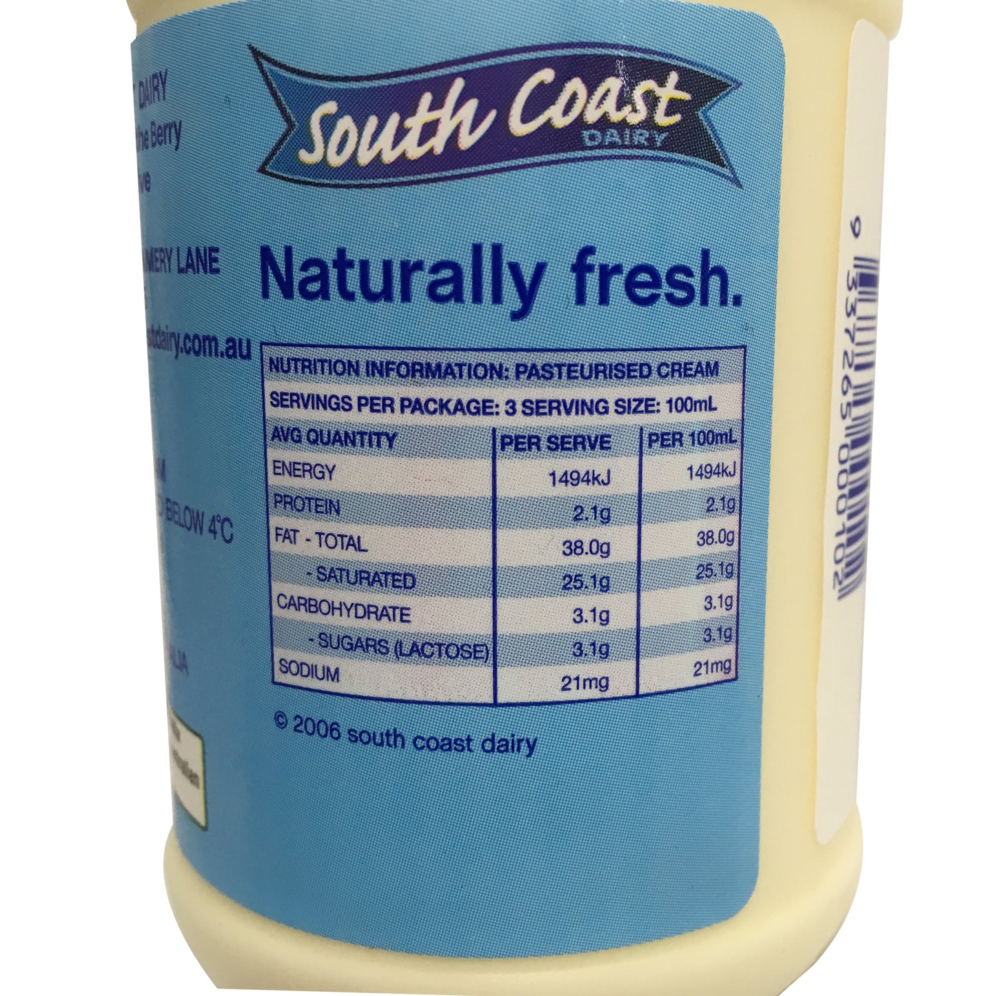 South Coast Fresh Cream 300ml