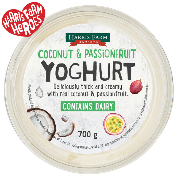 Harris Farm Yoghurt Coconut Passionfruit | Harris Farm Online