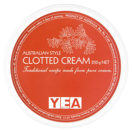Yea Australian Style Clotted Cream 250g , Frdg2-Dairy - HFM, Harris Farm Markets
 - 1