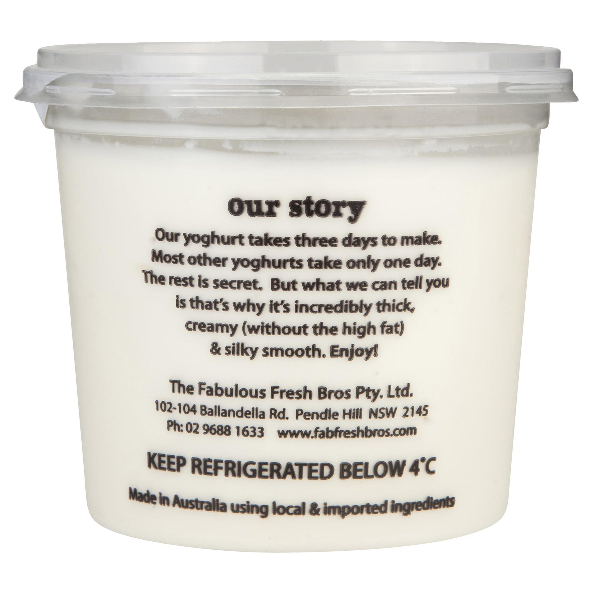 Ruby & Roy's Yoghurt Vanilla Bean 350g , Frdg2-Dairy - HFM, Harris Farm Markets
 - 2