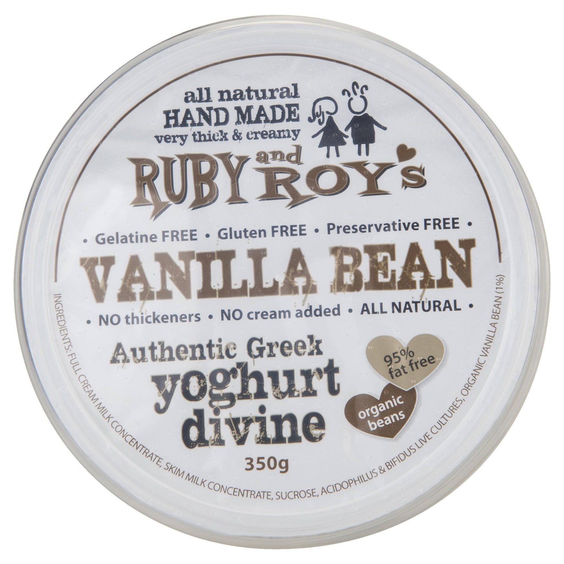 Ruby & Roy's Yoghurt Vanilla Bean 350g , Frdg2-Dairy - HFM, Harris Farm Markets
 - 3