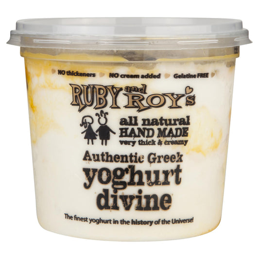 Ruby & Roy's Yoghurt Passionfruit Authentic Greek Divine 350g , Frdg2-Dairy - HFM, Harris Farm Markets
 - 1