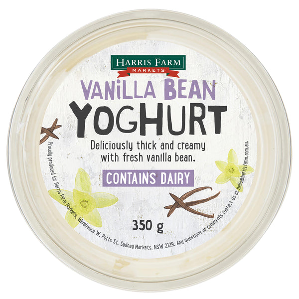 Harris Farm Yoghurt Vanilla Bean | Harris Farm Online