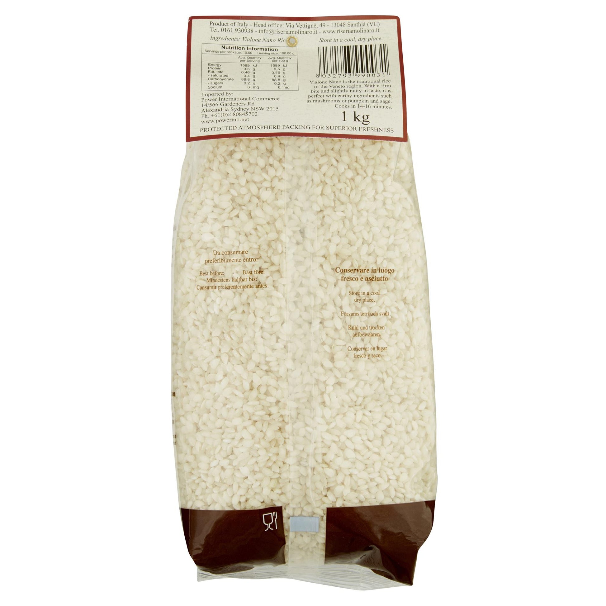 Riseria Vialone Nano Rice 1kg , Grocery-Dry Goods - HFM, Harris Farm Markets
 - 2