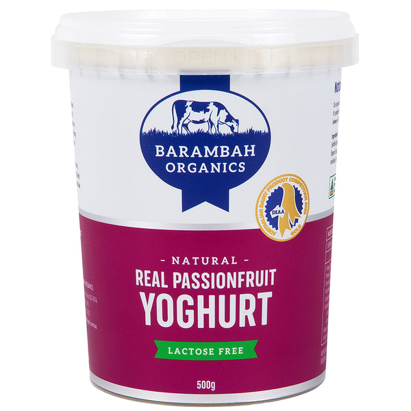 Barambah Organics Real Passionfruit Yoghurt | Harris Farm Online