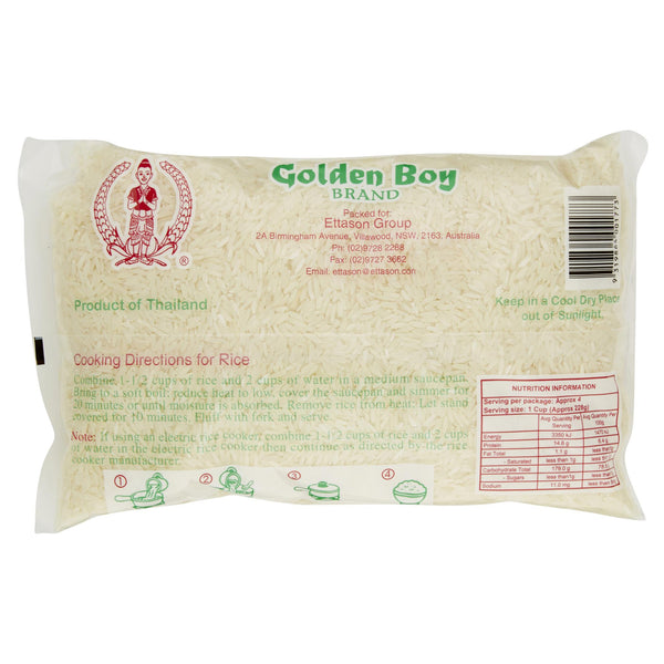 Golden Boy Jasmine Rice 1kg , Grocery-Cooking - HFM, Harris Farm Markets
 - 2