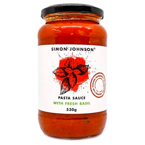 Simon Johnson Fresh Basil Pasta Sauce | Harris Farm Online