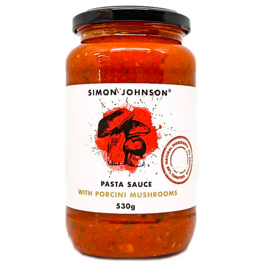 Simon Johnson - Pasta Sauce - Porcini Mushrooms | Harris Farm Online