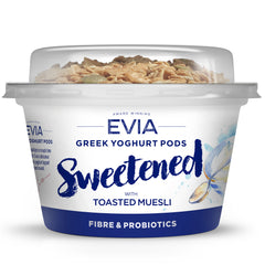 Evia Vanilla with Toasted Muesli Greek Yoghurt Pods | Harris Farm Online
