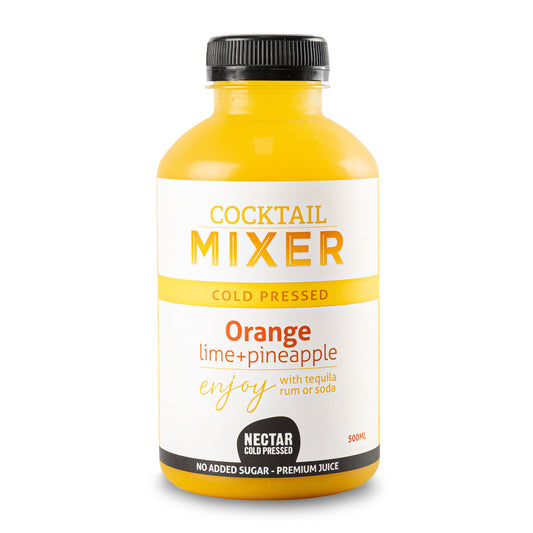 Cold Pressed Cocktail Mixer Orange Lime and Pineapple Juice 500ml | Harris Farm Online