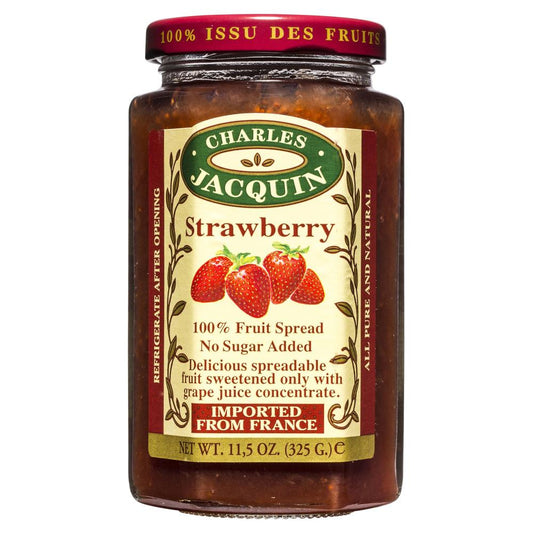 Charles Jacquin Strawberry Fruit 325g , Grocery-Spreads - HFM, Harris Farm Markets
 - 1