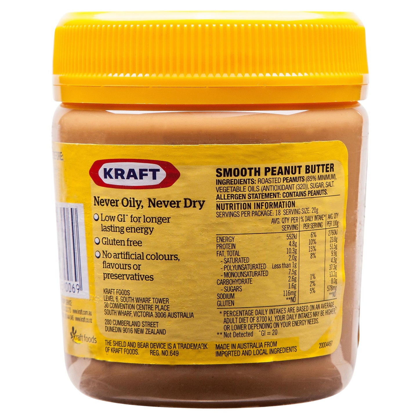 Kraft Peanut Butter 375g , Grocery-Condiments - HFM, Harris Farm Markets
 - 2