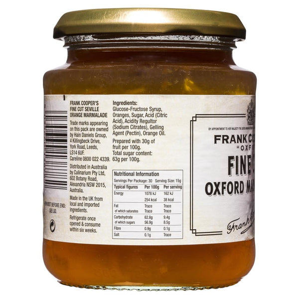 Frank Coopers Fine Cut Marmalade 454g , Grocery-Condiments - HFM, Harris Farm Markets
 - 2
