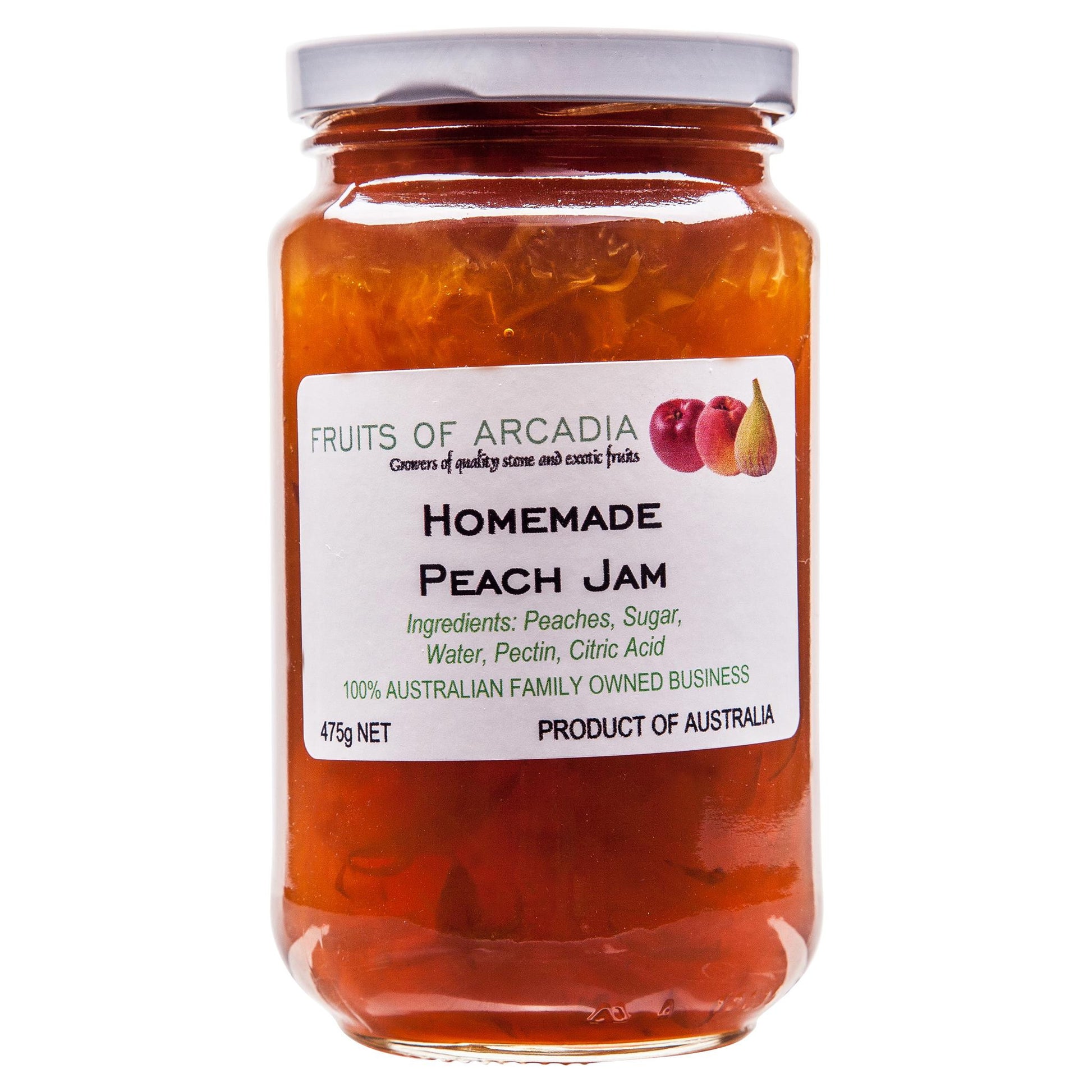 Fruit Arcadia Peach Jam 475g , Grocery-Condiments - HFM, Harris Farm Markets
 - 1