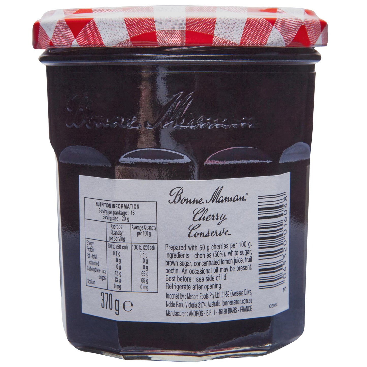 Bonne Cherry Jam 370g , Grocery-Condiments - HFM, Harris Farm Markets
 - 2