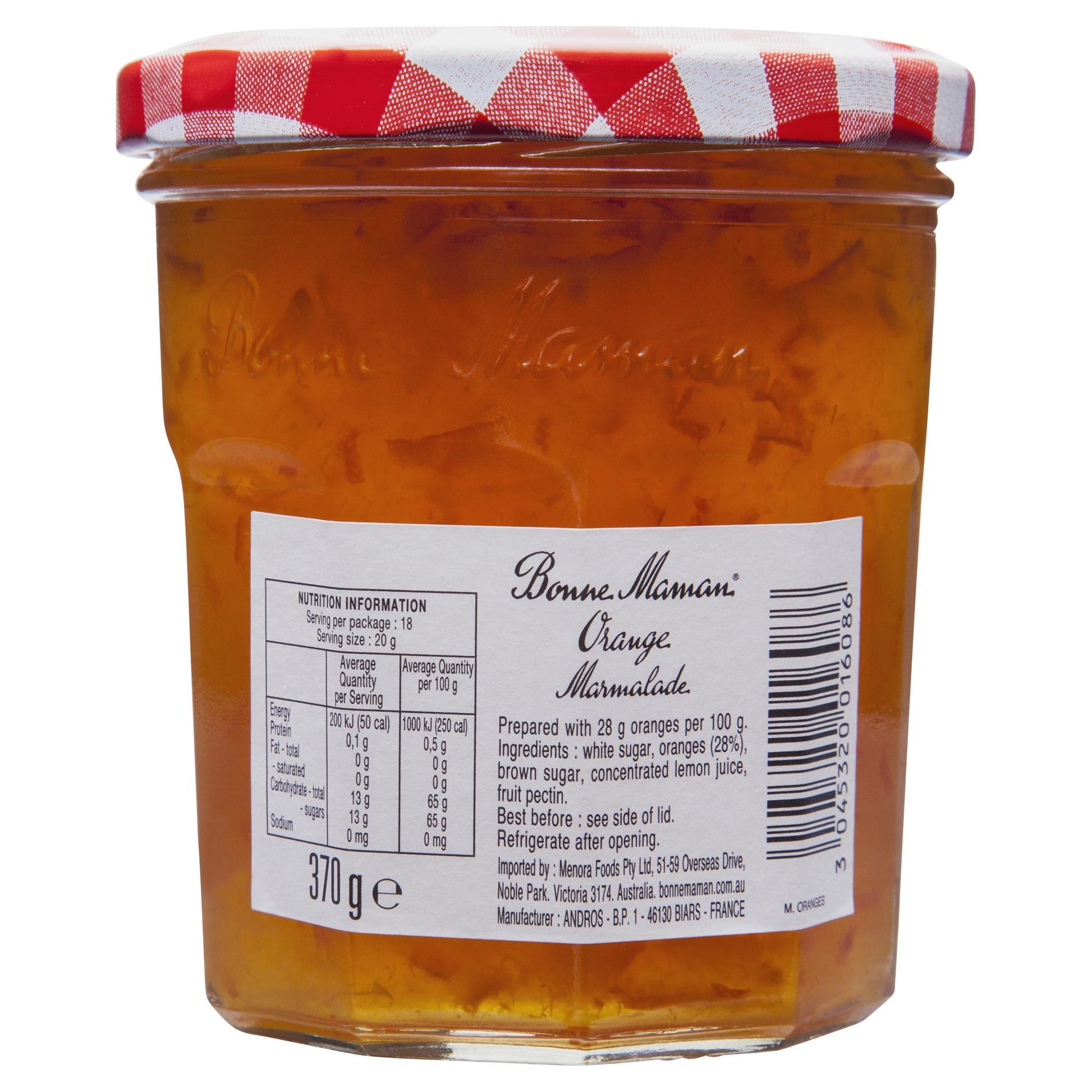 Bonne Orange Marmalade 370g , Grocery-Condiments - HFM, Harris Farm Markets
 - 2