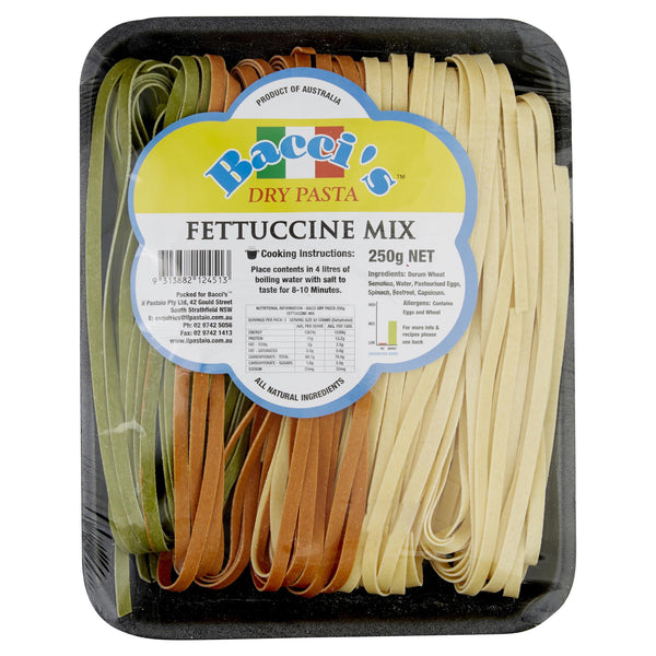 Baccis - Pasta Fettuccini Mix | Harris Farm Online