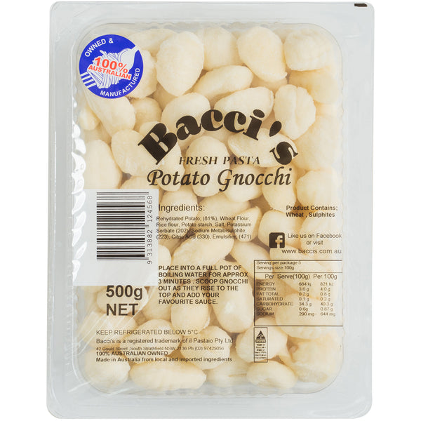Bacci's Potato Gnocchi | Harris Farm Online