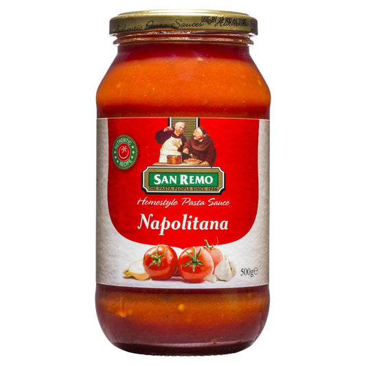 San Remo Homestyle Pasta Sauce Napolitana 500g , Grocery-Cooking - HFM, Harris Farm Markets
 - 1