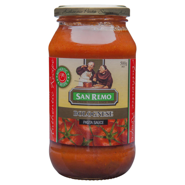 San Remo Pasta Sauce Bolognese 500g , Grocery-Pasta - HFM, Harris Farm Markets
 - 1