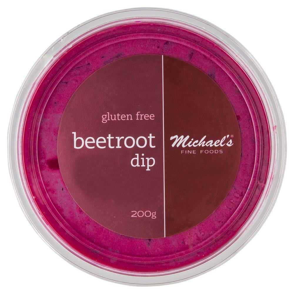 Michaels Fine Foods Beetroot Dip 200g , Frdg1-Antipasti - HFM, Harris Farm Markets
 - 1