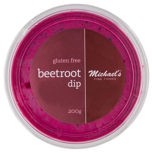 Michaels Fine Foods Beetroot Dip 200g , Frdg1-Antipasti - HFM, Harris Farm Markets
 - 1