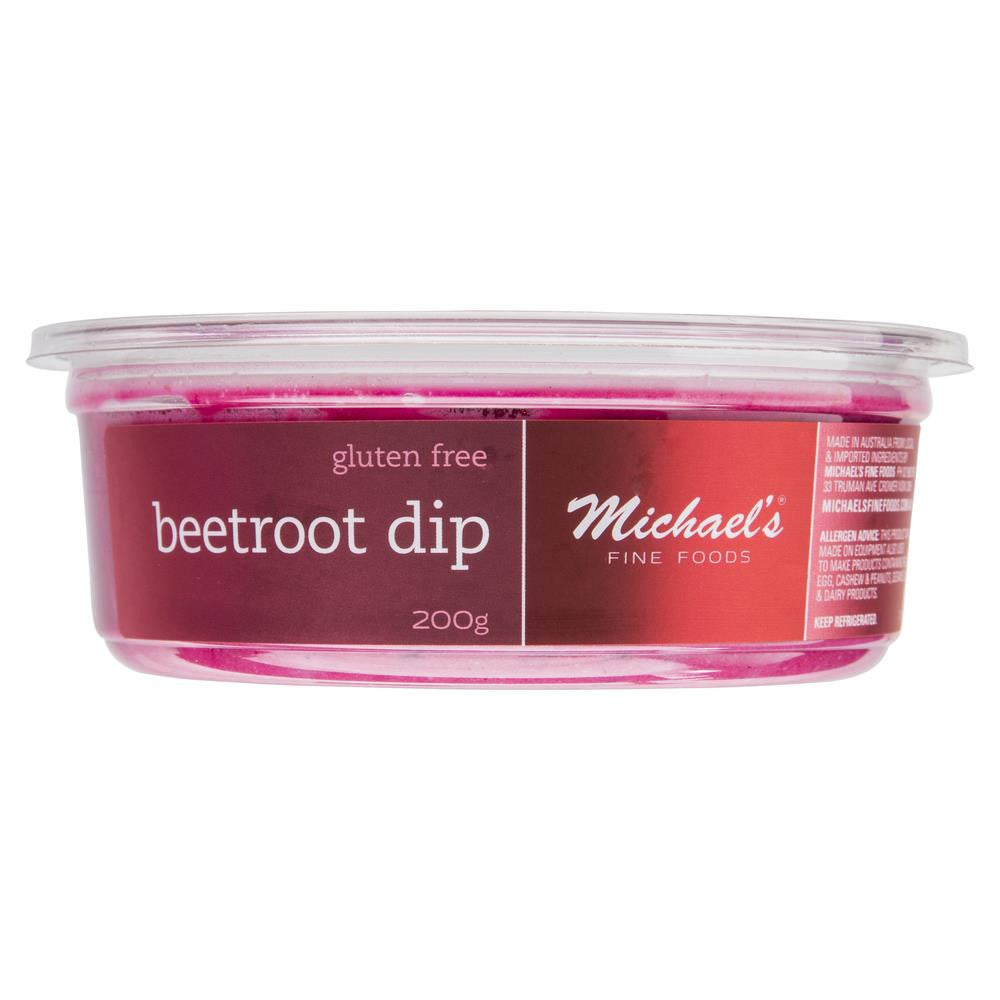 Michaels Fine Foods Beetroot Dip 200g , Frdg1-Antipasti - HFM, Harris Farm Markets
 - 2
