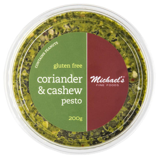 Michaels Fine Foods Coriander Cashew Pesto 200g , Frdg1-Antipasti - HFM, Harris Farm Markets
 - 1
