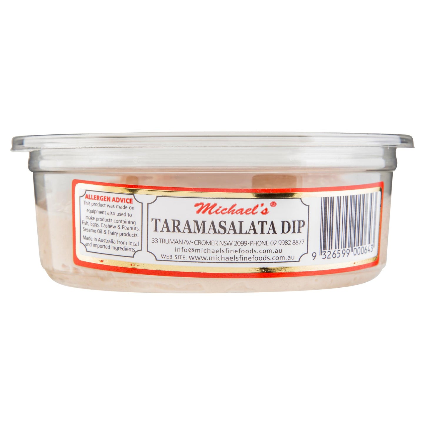 Michaels Fresh Taramasalata Dip 200g , Frdg1-Antipasti - HFM, Harris Farm Markets
 - 2