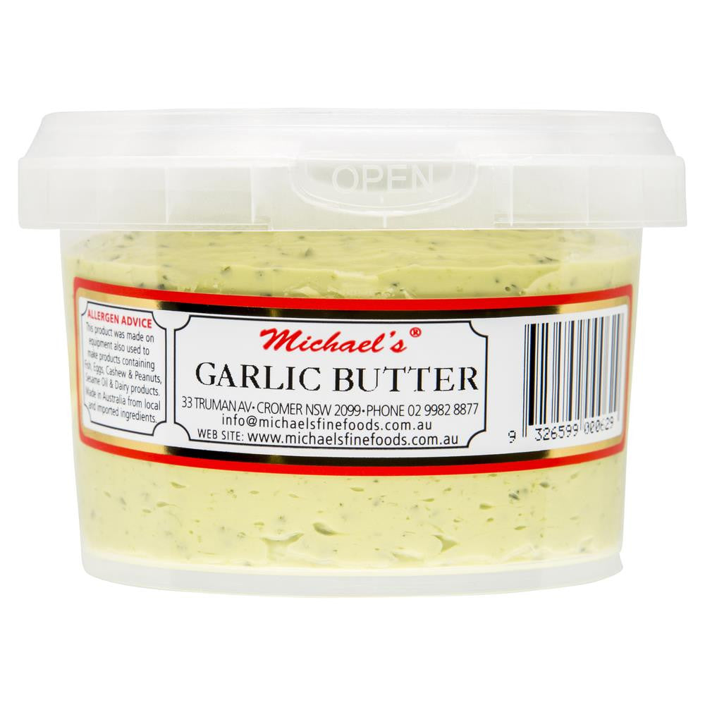 Michaels Fine Foods Garlic Butter 200g , Frdg2-Dairy - HFM, Harris Farm Markets
 - 1