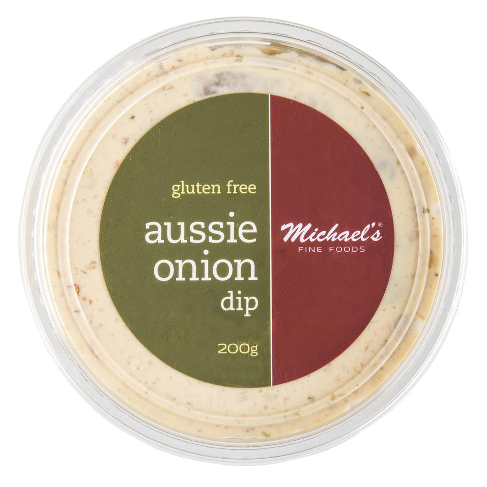 Michaels Fine Foods Aussie Onion Dip 200g , Frdg1-Antipasti - HFM, Harris Farm Markets
 - 1