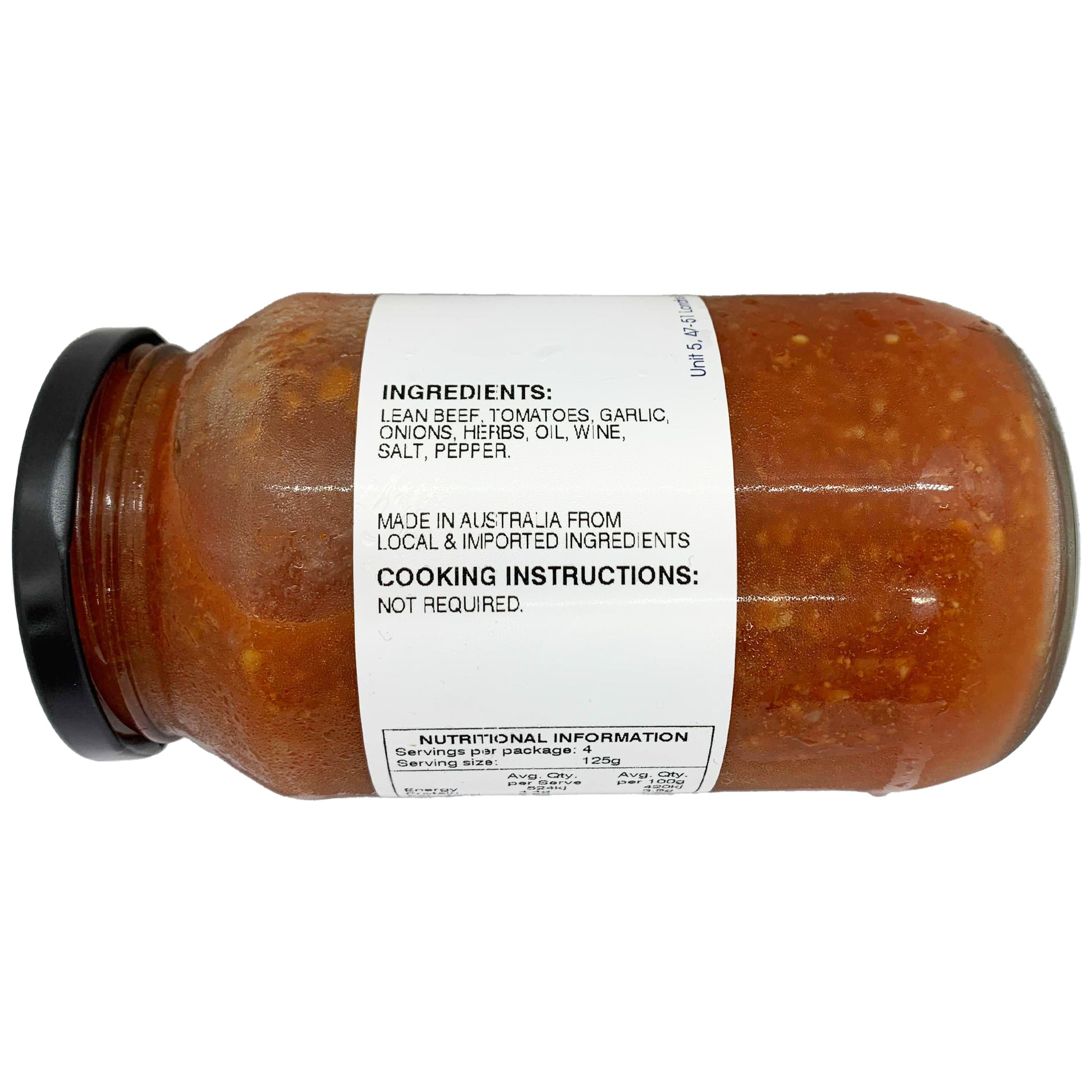 Pasta Vera Italian Meat Sauce | Harris Farm Online