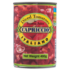 Capriccio Diced Tomatoes 400g , Grocery-Can Veg - HFM, Harris Farm Markets
 - 1