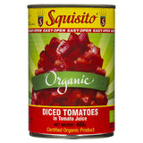 Squisito Organic Diced Tomatoes Tomato Juice 400g , Grocery-Can or Jar - HFM, Harris Farm Markets
 - 1