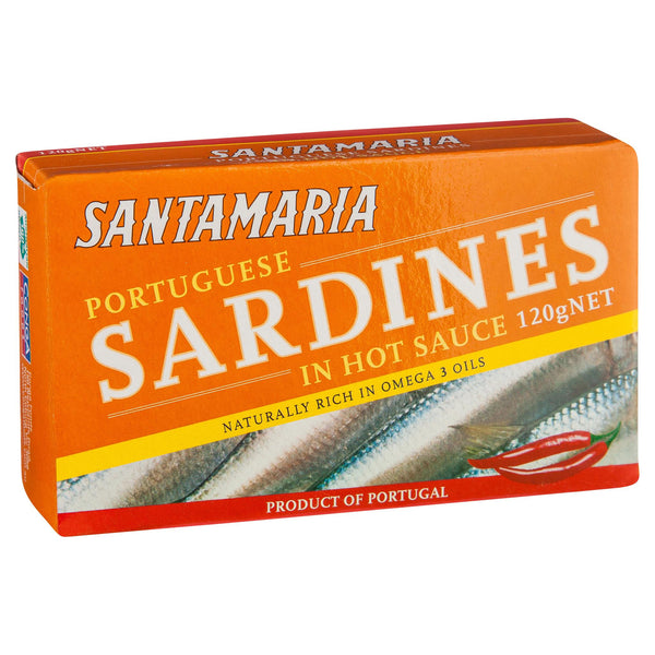 Santamaria Sardines Hot 120g , Grocery-Can or Jar - HFM, Harris Farm Markets
 - 2