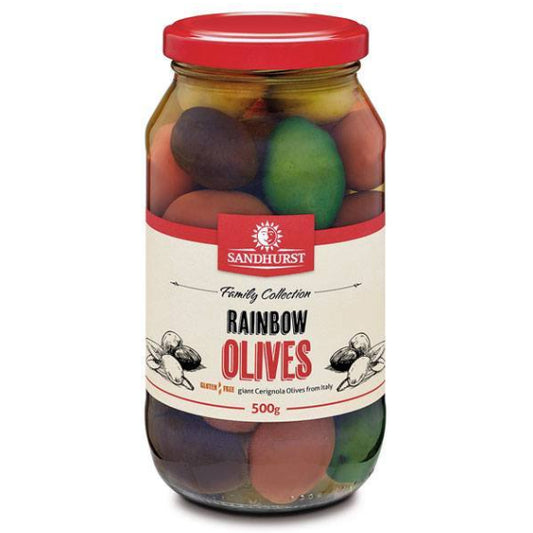 Sandhurst Rainbow Olives 500g