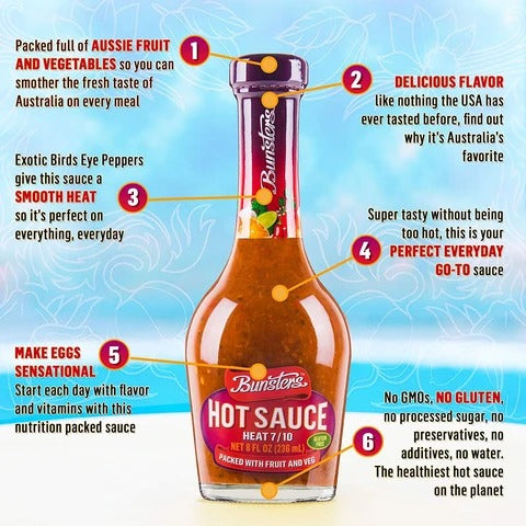 Bunsters Hot Sauce 236mL