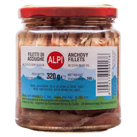 Alpi Anchovies Plain 320g , Grocery-Can or Jar - HFM, Harris Farm Markets
 - 1