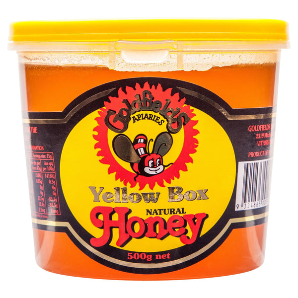 Goldfield Yellow Box Honey 500g , Grocery-Spreads - HFM, Harris Farm Markets
