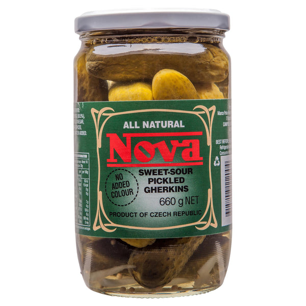 Nova Antipasti Gherkins Sweet And Sour 660g , Grocery-Condiments - HFM, Harris Farm Markets
 - 1