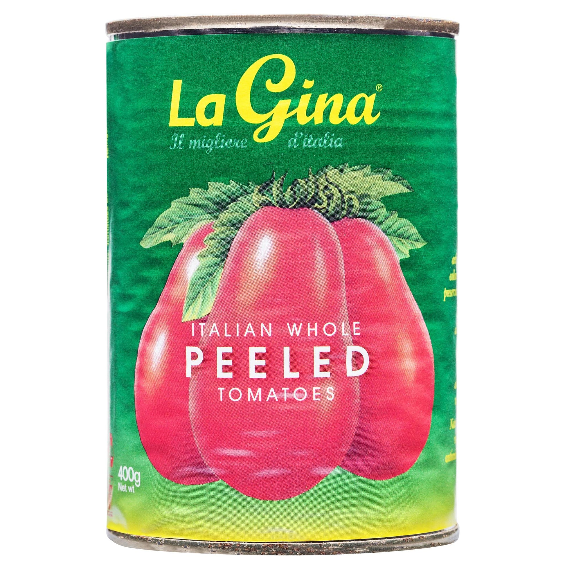 La Gina Whole Peeled Tomatoes 400g , Grocery-Can Veg - HFM, Harris Farm Markets
 - 1