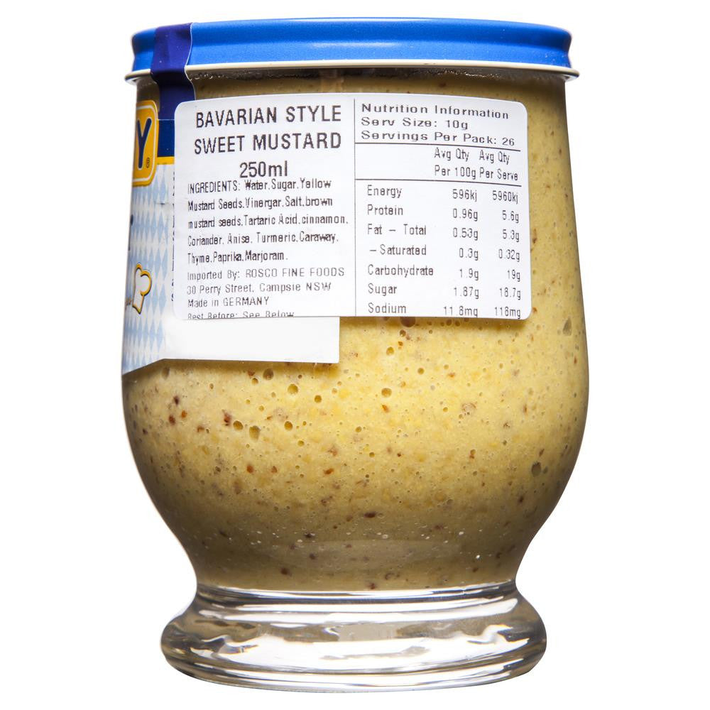 Thomy Bavarian Style Sweet Mustard 250mL , Grocery-Condiments - HFM, Harris Farm Markets
 - 2