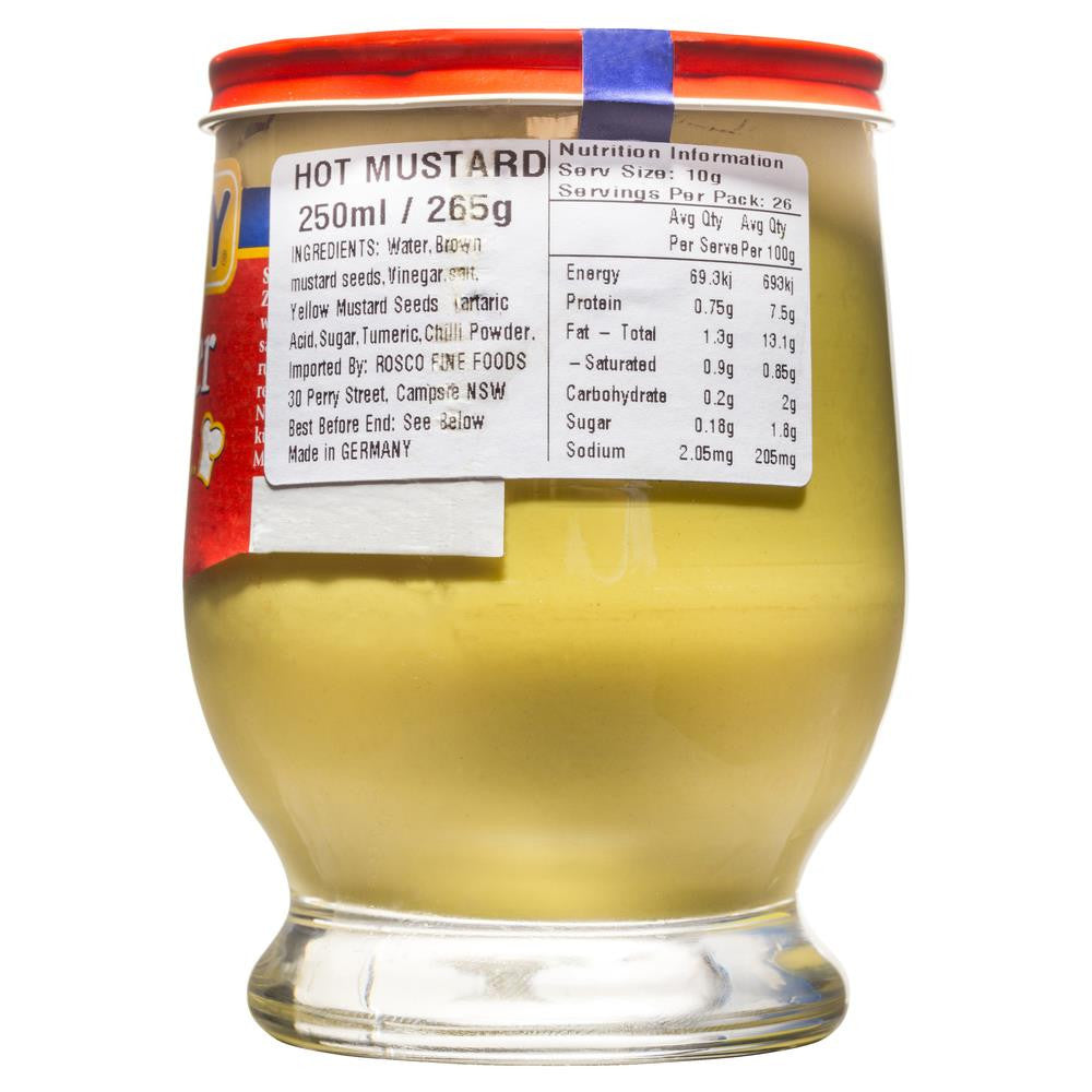 Thomy Mustard Hot 265g , Grocery-Condiments - HFM, Harris Farm Markets
 - 2