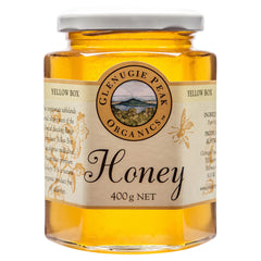 Glenugie Yellow Box Honey 400g , Grocery-Spreads - HFM, Harris Farm Markets
 - 1