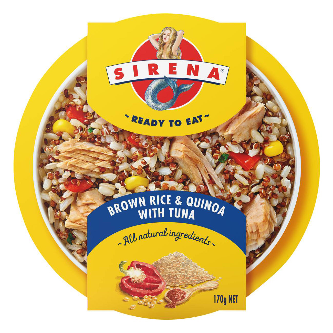 Sirena Rice Ri Sirena Brown Rice and Quinoa with Tuna 170g – Harris Farm Markets